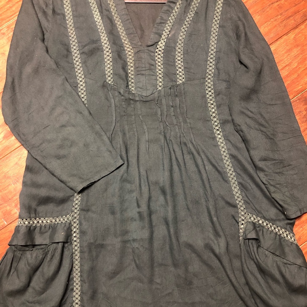 World Market Teal Tunic Dress with Pockets